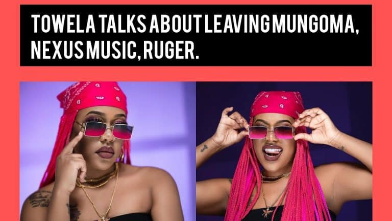 Towela Talks about leaving Mungoma, Nexus Music, Ruger, and Many more