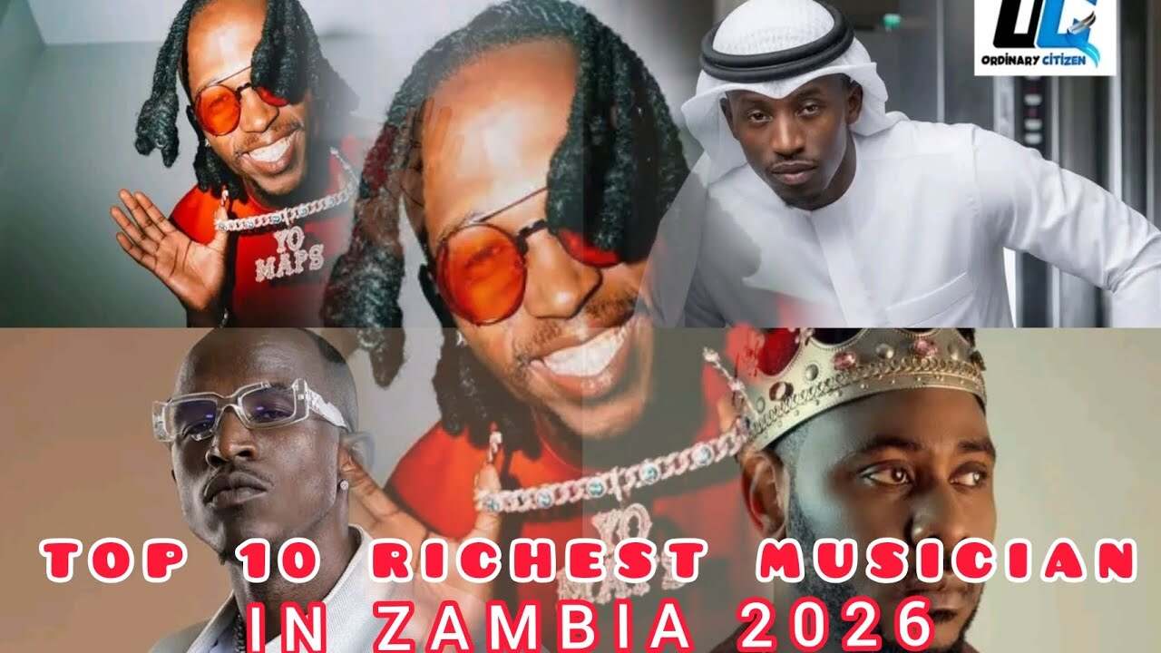 Top 10 Richest Musicians In Zambia (Updated 2026)